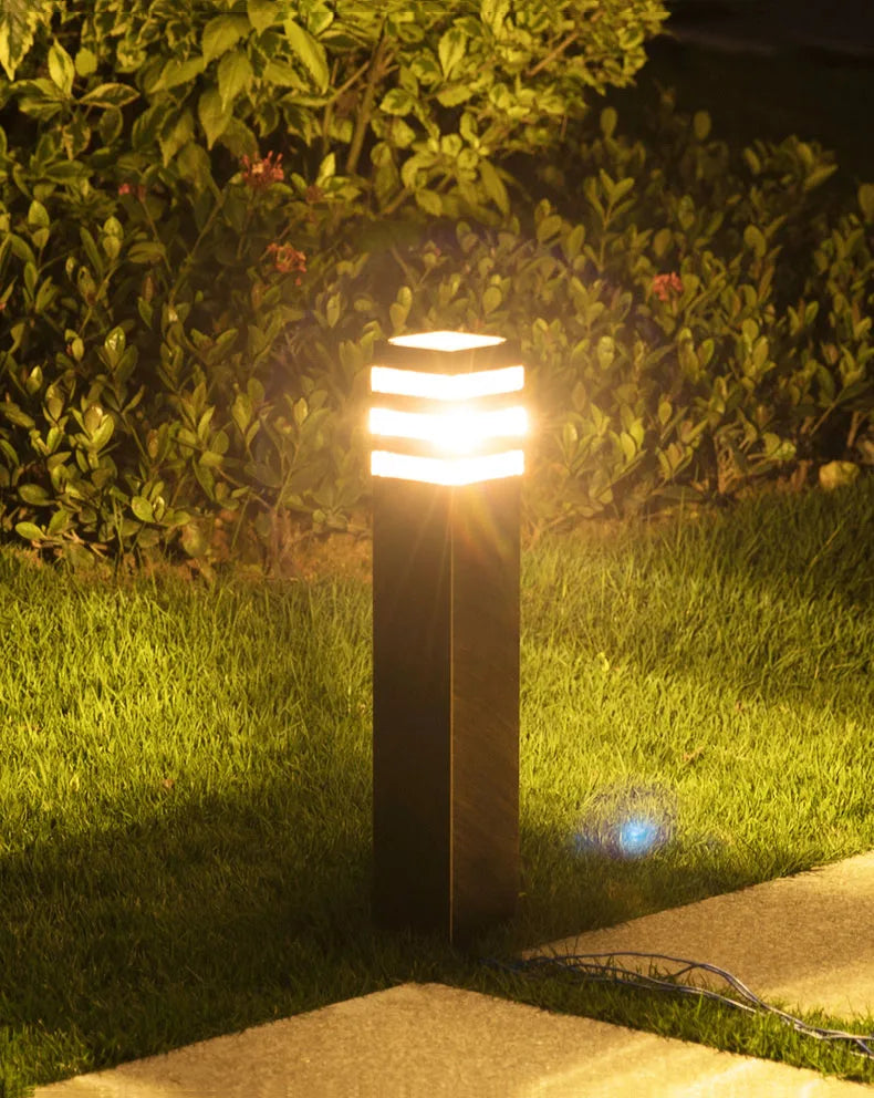 (WECUS) Outdoor Waterproof Lawn Light Garden Modern Minimalist Landscape Light Garden Light Villa Garden Light