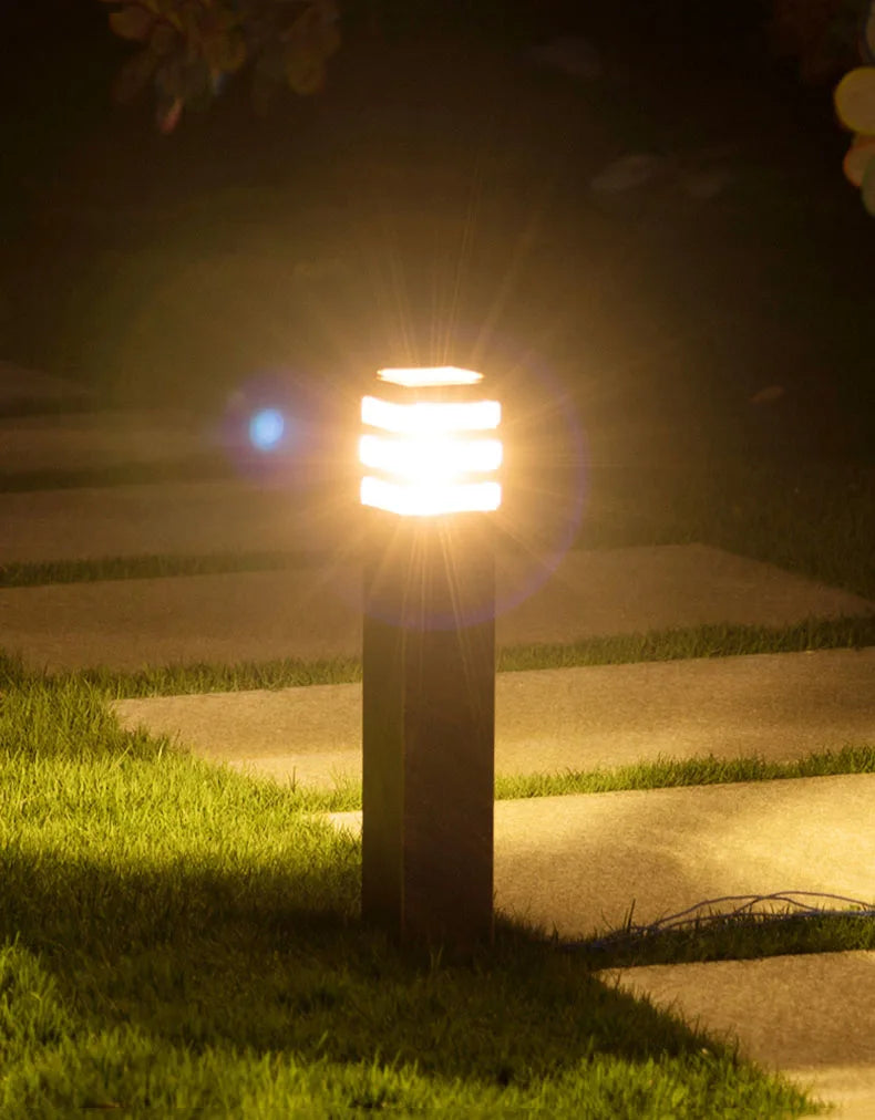 (WECUS) Outdoor Waterproof Lawn Light Garden Modern Minimalist Landscape Light Garden Light Villa Garden Light