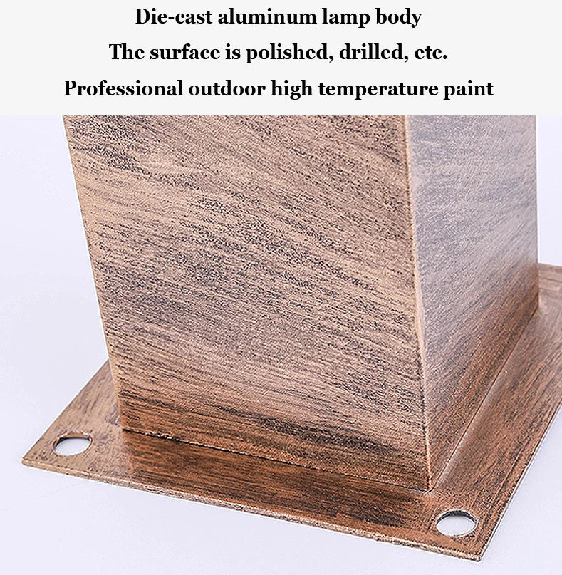 (WECUS) Outdoor Waterproof Lawn Light Garden Modern Minimalist Landscape Light Garden Light Villa Garden Light