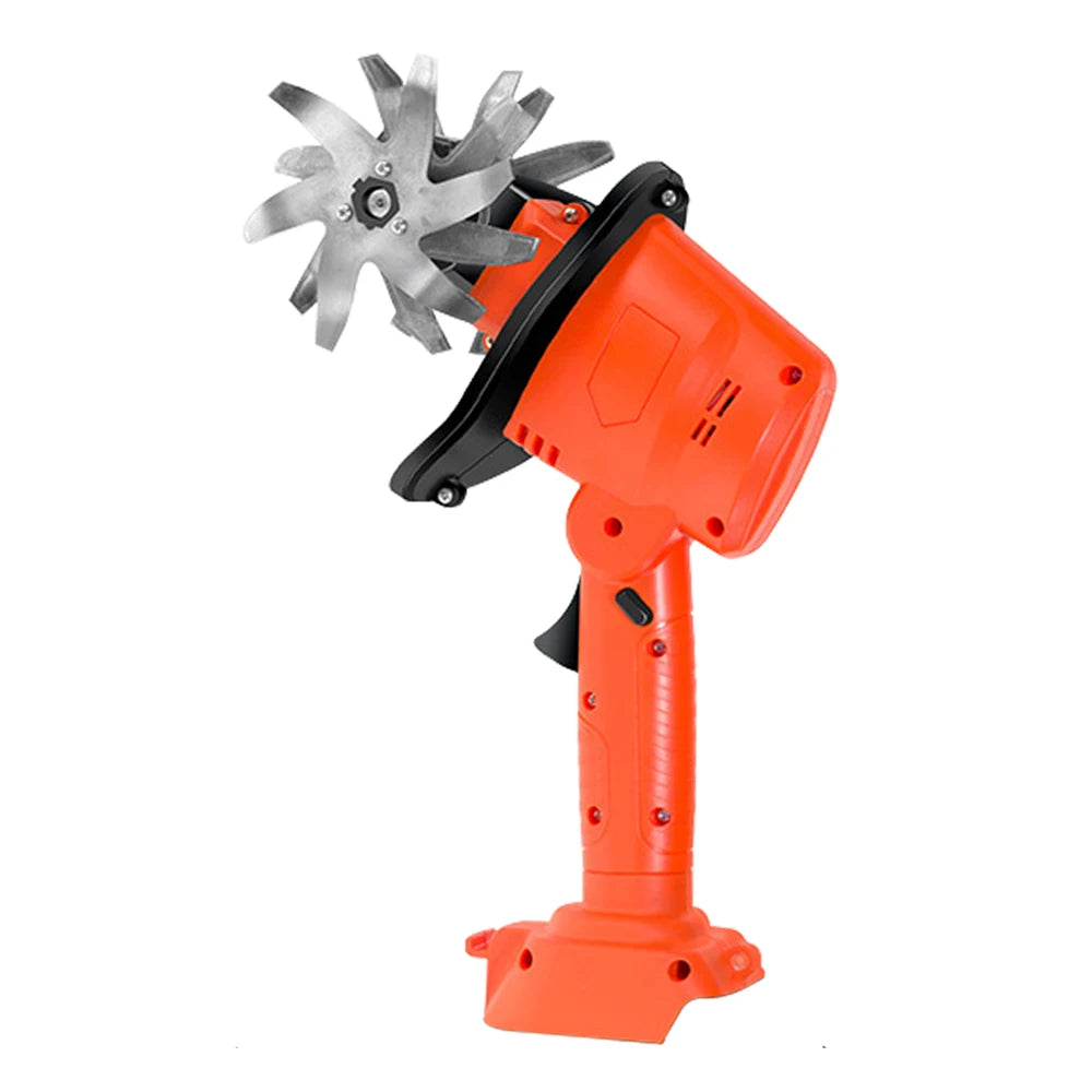 Cordless Electric Tiller Cultivator Portable Electric Garden Rotavator For Garden Vegetable Field Greenhouse Garden Power Tool