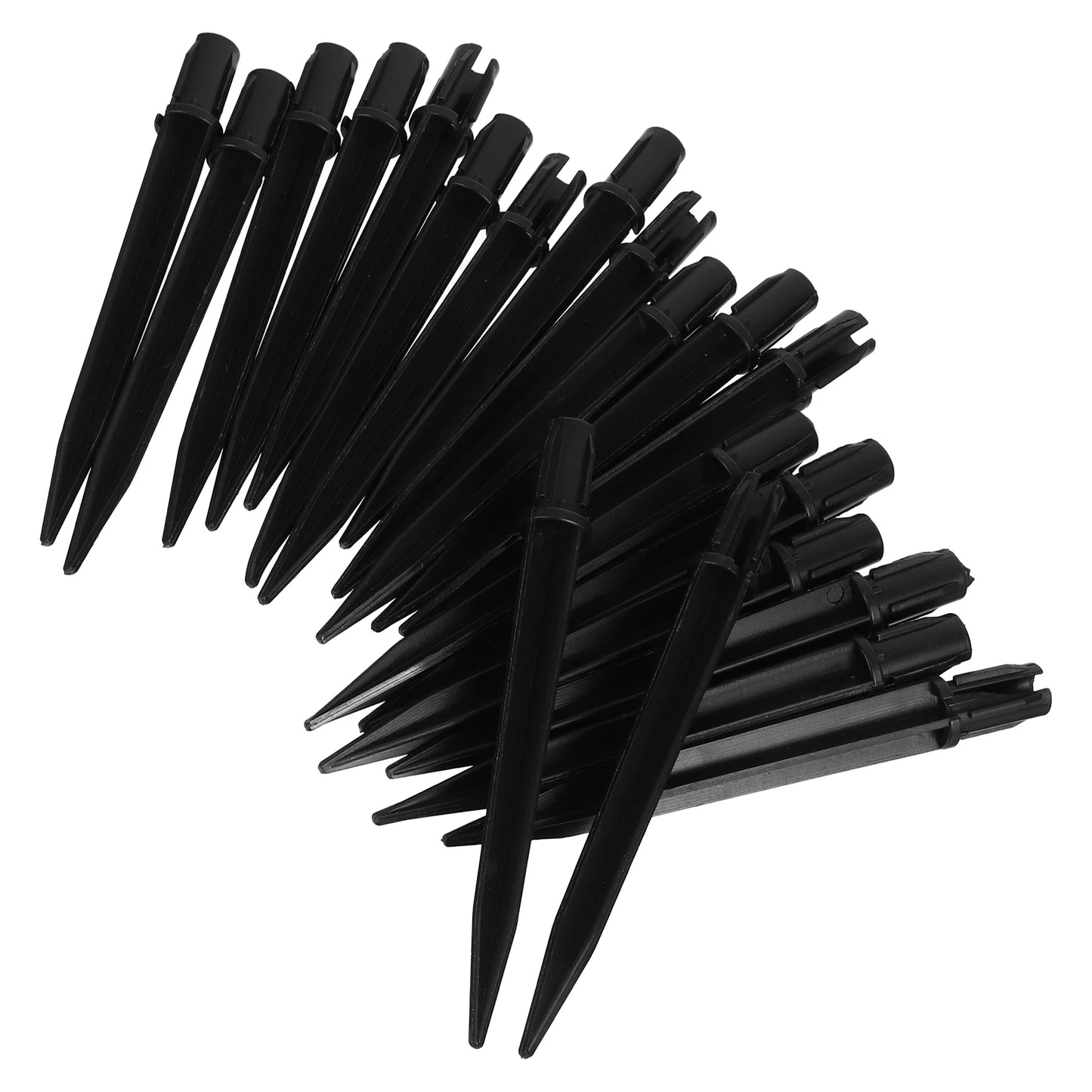 20pcs Garden Lamp Stake Accessories Yard Stakes Garden Picket Outdoor Stake For Outdoor Yard Light Skewer Stakes Short 13cm